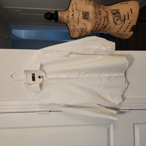 JF J.Ferrar Crisp White Dress Shirt